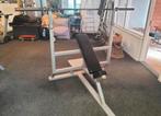 Bench press, Sport en Fitness, Fitnessmaterialen, Ophalen, Zo goed als nieuw, Fitnessbank