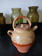 Oude Franse Aardewerk olijfolie kruik, Antiek en Kunst, Antiek | Keramiek en Aardewerk, Ophalen of Verzenden