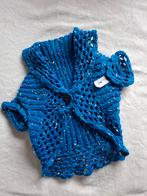 Blauwe Gebreide Bolero - Maat 104, Blauw, Nieuw, Ophalen of Verzenden, Handgemaakt