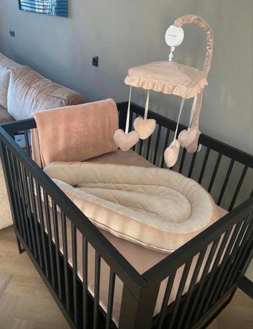 Zwarte Kidsmill box, Kinderen en Baby's, Boxen, Zo goed als nieuw, Boxkleed, Ophalen
