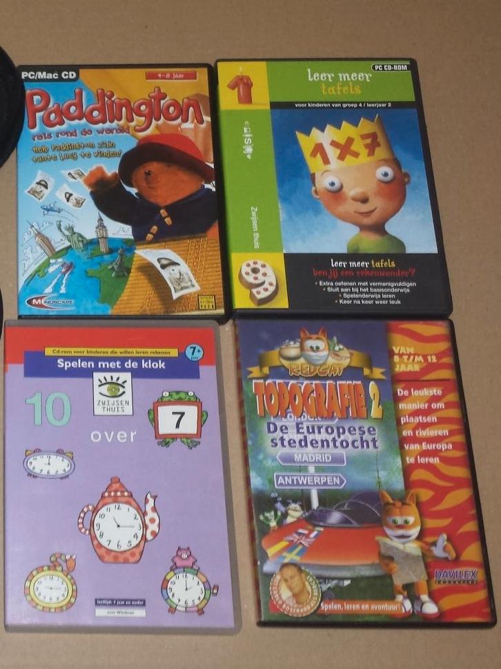 Leer spelletjes Pc voor kinderen, Spelcomputers en Games, Games | Pc, Zo goed als nieuw, Puzzel en Educatief, 1 speler, Vanaf 3 jaar