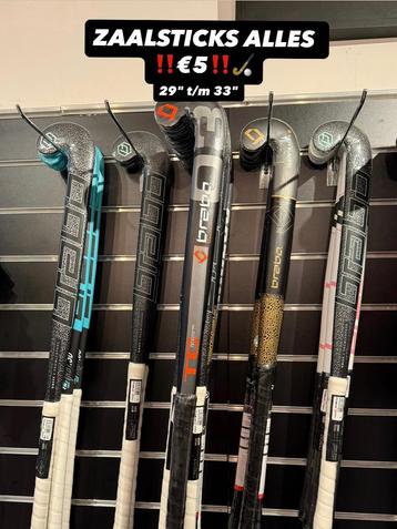 Hockeystick zaalstick €5 Brabo 29 30 31 32 33 hockey stick beschikbaar voor biedingen