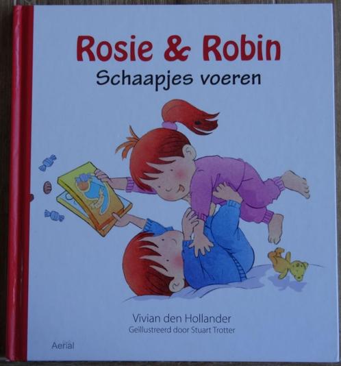 Robin en Rosie - Schaapjes voeren - Vivian den Hollander, Boeken, Kinderboeken | Baby's en Peuters, Zo goed als nieuw, 2 tot 3 jaar
