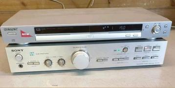 Sony set versterker ta-f45 + gratis cd dvd speler dvp-ns330 beschikbaar voor biedingen