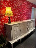 Dressoir (Antique - wit gelakt), Ophalen, Gebruikt, Zie foto's, Eikenhout