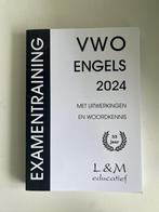 Examentraining Vwo Engels 2024, Ophalen of Verzenden, Gelezen, VWO, Engels