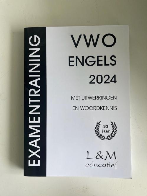 Examentraining Vwo Engels 2024, Boeken, Schoolboeken, Gelezen, Engels, VWO, Ophalen of Verzenden