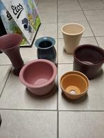 Te koop bloempotten en vazen, Huis en Inrichting, Woonaccessoires | Vazen, Overige kleuren, Aardewerk of Porselein, Ophalen of Verzenden