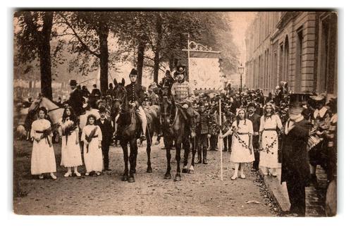 Delft, Historisch-Allegorische Optocht, Verzamelen, Ansichtkaarten | Nederland, Ongelopen, Zuid-Holland, Voor 1920, Verzenden