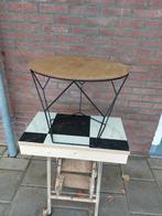Salontafeltje met gelakt blad, Huis en Inrichting, Tafels | Salontafels, Ophalen, 50 tot 100 cm, Rond, 50 tot 100 cm