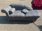 Prachtige Chaise Longue bank blauw retro, Huis en Inrichting, Banken | Sofa's en Chaises Longues, Ophalen, Zo goed als nieuw