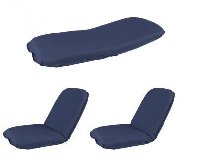 Bootstoel zit lig 7 standen Blauw, Watersport en Boten, Bootonderdelen, Nieuw