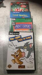 4x CD-rom: Tetriz, Kaarten maken, Lingo, Tom&Jerry, Spelcomputers en Games, Games | Pc, 1 speler, Ophalen of Verzenden, Zo goed als nieuw