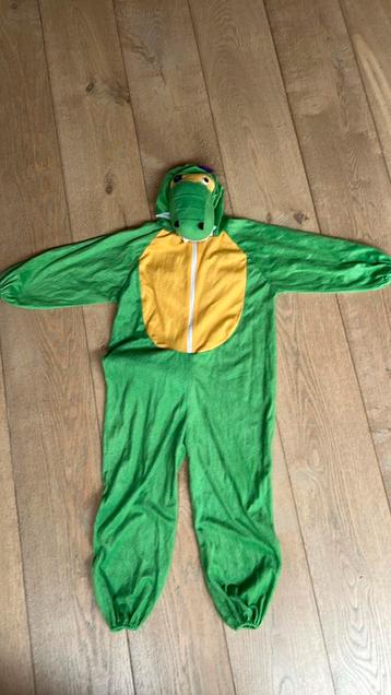 (Carnavals) onesie draak (maat 140) beschikbaar voor biedingen