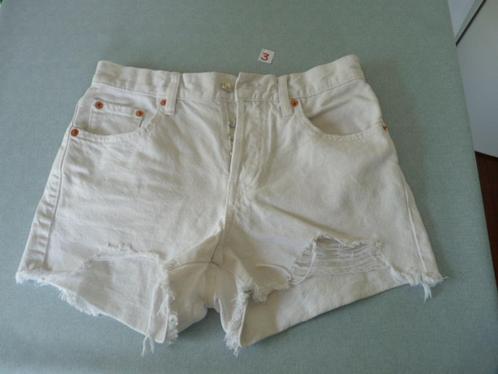 witte denim short korte broek van Mango , mt 34, Kleding | Dames, Spijkerbroeken en Jeans, Zo goed als nieuw, W27 (confectie 34) of kleiner