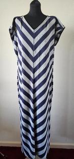 blauw maxi jurk van Anna maat xl (9525), Verzenden, Maat 46/48 (XL) of groter, Blauw, Onder de knie