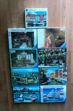9 Verschillende legpuzzels, Ophalen, 500 t/m 1500 stukjes, Zo goed als nieuw, Legpuzzel