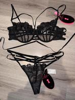 Hunkemöller Private Collection Set 90B/L, Kleding | Dames, Ondergoed en Lingerie, Ophalen of Verzenden, Zwart, Setje