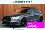 Audi A3 Sportback 35 TFSI S-line Panodak Leder Virtual B&O C, 65 €/maand, Zwart, 4 cilinders, 150 pk