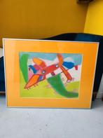 Kleurrijk pastel schilderij, Ophalen