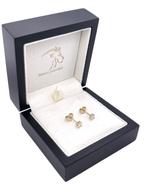 Gouden Solitair Oorstekers 0.30 ct Briljant Geslepen Diamant, Sieraden, Tassen en Uiterlijk, Oorbellen, Ophalen, -, Zo goed als nieuw