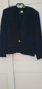 Vintage blazer maat 44 jasje colbert donkerblauw, Kleding | Dames, Jasjes, Kostuums en Pakken, Blauw, Maat 42/44 (L), Ophalen of Verzenden