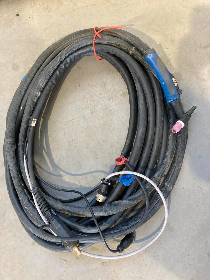 Abicor Binzel Abitig 18 Tig slangenpakket 16 meter!, Doe-het-zelf en Verbouw, Gereedschap | Lasapparaten, Gebruikt, Tig, 150 tot 250 ampère