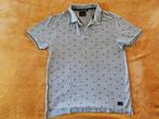 Stonecast Lichtblauw Poloshirt met grijze palmboompjes., Kleding | Heren, Maat 52/54 (L), Ophalen of Verzenden, Zo goed als nieuw