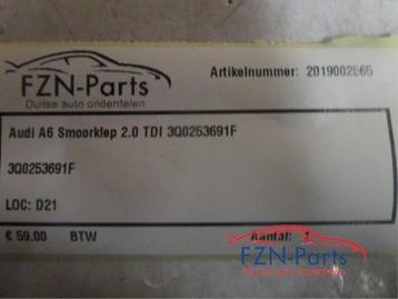 Uitlaatgas smoorklep Audi A6 (22740256) beschikbaar voor biedingen
