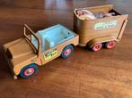 Vintage Tri-ang Pony Club Auto met Paardentrailer, Antiek en Kunst, Ophalen of Verzenden