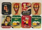 Vintage Heineken onderzetters, Verzamelen, Heineken, Ophalen of Verzenden, Zo goed als nieuw