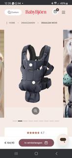Draagzak Babybjörn baby carrier move airy mesh, Ophalen, Zo goed als nieuw, Draagzak, Baby Björn
