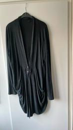 Open End. Antraciet vest. Wolmix. Maat 46/48, Kleding | Dames, Grote Maten, Ophalen of Verzenden, Zo goed als nieuw, Grijs, Trui of Vest