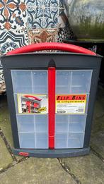 Keter organizer flip bins 16 comparments opberger kast, Ophalen of Verzenden, Zo goed als nieuw
