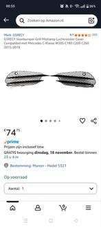 Voorbumper Grill Mercedes C-Klasse W205 2015-2018, Voor, Mercedes-Benz, Nieuw, Ophalen of Verzenden