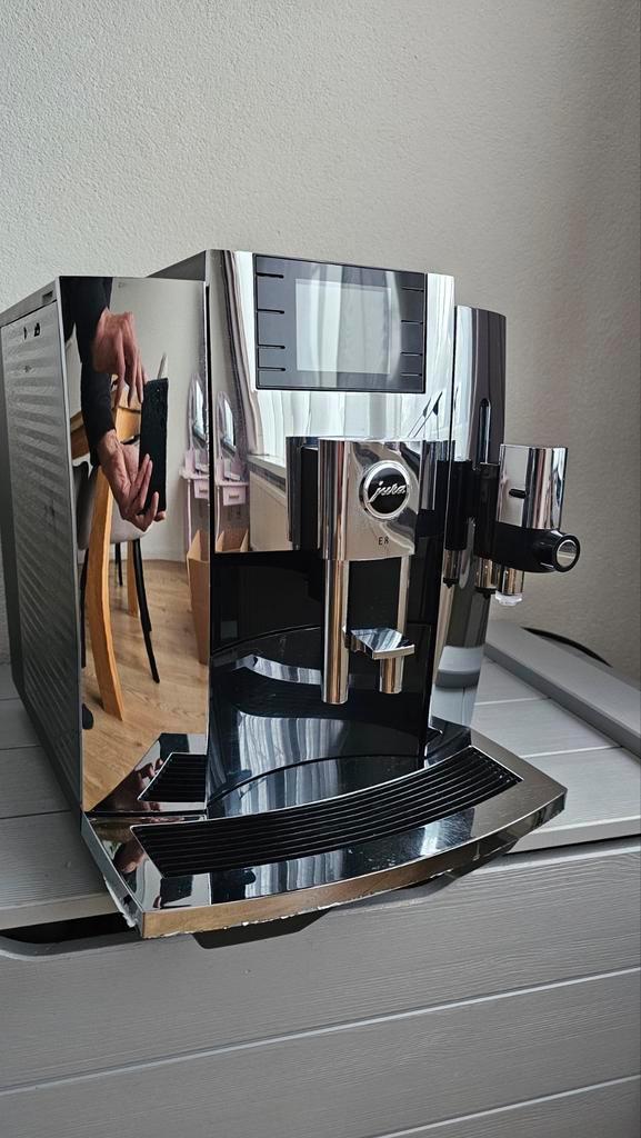 Nette Jura E8 (EB) - Chrome - refurbished - otc, Witgoed en Apparatuur, Koffiezetapparaten, Refurbished, Gemalen koffie, Koffiebonen