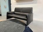 Leolux Felizia hoog Bank 2 zits zwart leer Design 160 sofa, Leolux, Tweepersoons, Ophalen of Verzenden, Zo goed als nieuw