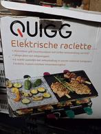 Quigg Elektrische Raclette Grill -  nieuw!, Ophalen of Verzenden, Vaatwasmachinebestendig, Zo goed als nieuw, Steengrill
