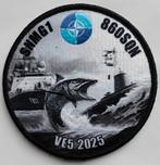 Patch MLD SNMG1 860 Squadron VE5 2025 Barracudas NH-90, Verzenden, Zo goed als nieuw, Patch, Badge of Embleem