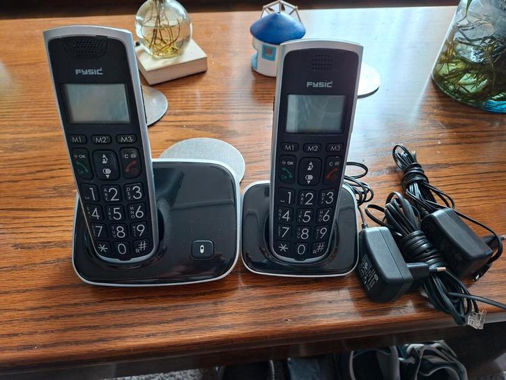 Fysic FX-6020 senioren telefoon, Telecommunicatie, Vaste telefoons | Handsets en Draadloos, Gebruikt, 1 handset, Ophalen of Verzenden