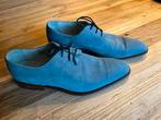 Humberto nette schoenen blauw suède - maat 45, Kleding | Heren, Schoenen, Ophalen of Verzenden, Zo goed als nieuw, Blauw, Veterschoenen