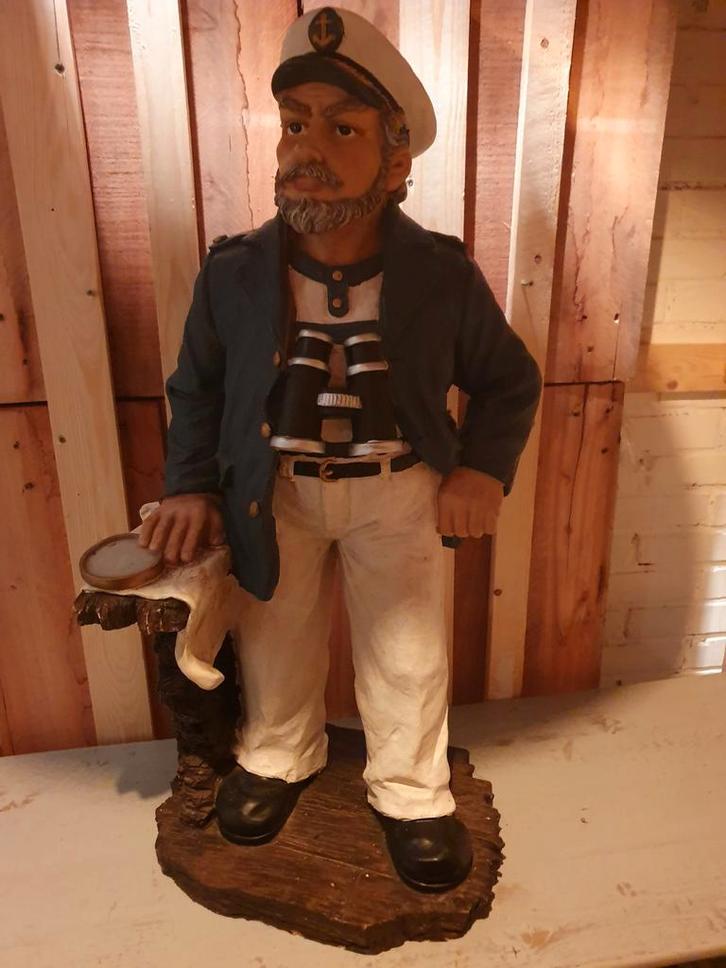 Beeld van een Kapitein, Verzamelen, Beelden en Beeldjes, Gebruikt, Mens, Ophalen of Verzenden