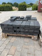 Vlondersteun vol kunstof 40 x 12 x 6  100 stuks zwart, Tuin en Terras, Bielzen en Borders, Kunststof, Ophalen of Verzenden, Zo goed als nieuw