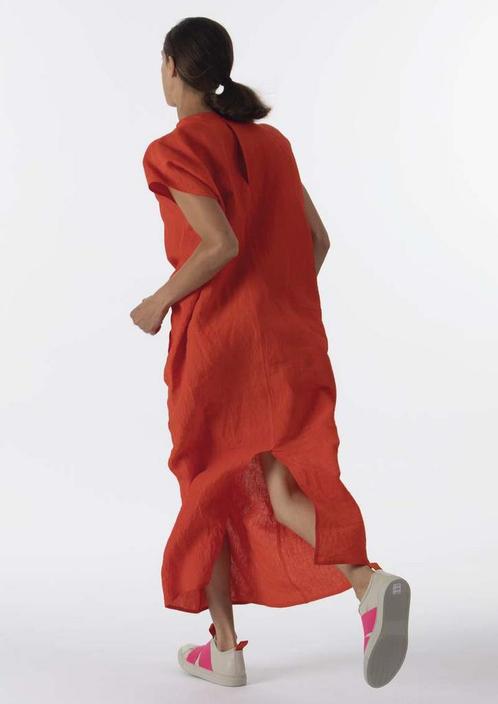 🌞Sofie d Hoore super gave linnen maxi  jurk 3 NP 675,00, Kleding | Dames, Jurken, Nieuw, Maat 36 (S), Overige kleuren, Onder de knie