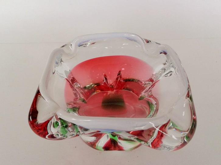 Schaal Josef Hospodka Chribska Artglass Vintage, Antiek en Kunst, Antiek | Glas en Kristal, Ophalen of Verzenden