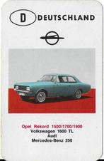 K1 autokaartje opel rekord 1500/1700/1900, Ophalen of Verzenden, Zo goed als nieuw, Auto's