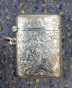 Zilveren luciferdoosje Engeland, Ophalen of Verzenden, Zilver