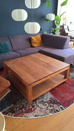 Massief teak salontafel, Ophalen, Gebruikt, Teakhout, Minder dan 50 cm