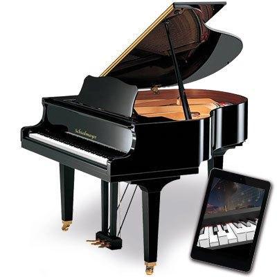 SALE! Zelfspelende vleugel zwart / wit - Direct uit voorraad, Muziek en Instrumenten, Piano's, Nieuw, Vleugel, Zwart, Hoogglans
