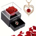 Ketting met Roos Gift-Box, Ophalen of Verzenden, Nieuw, Overige materialen, Met hanger